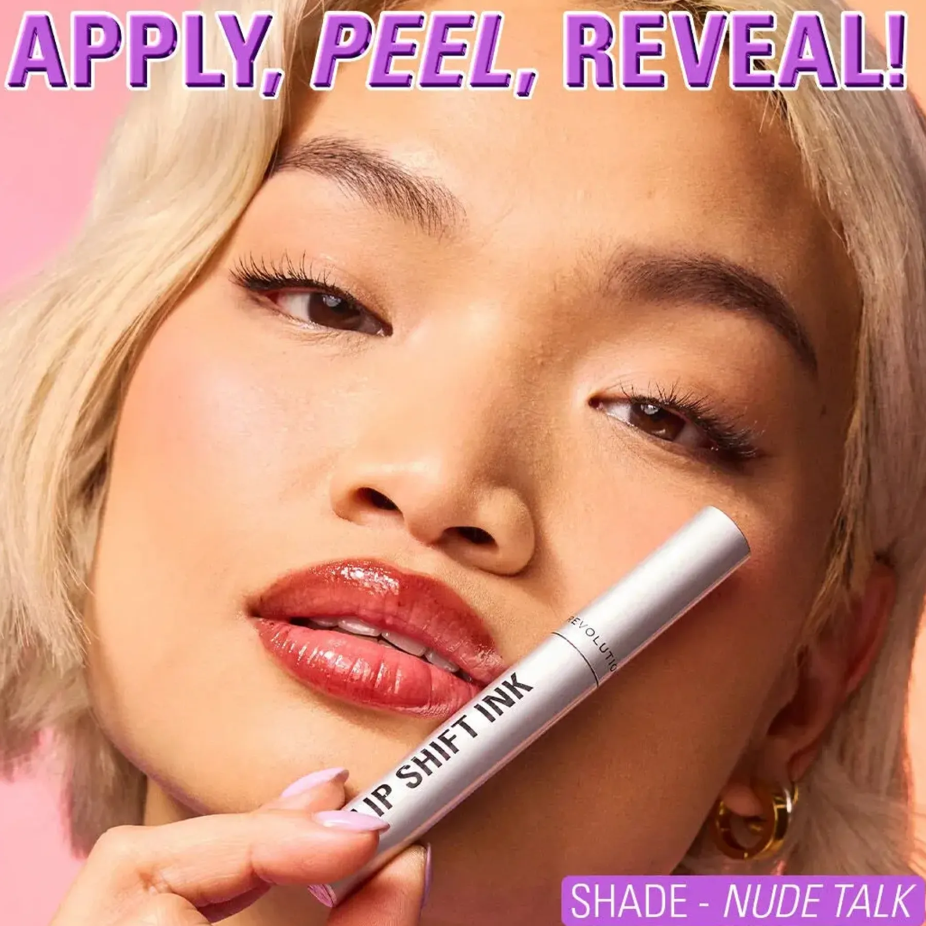 Hot Lip Shift Ink Peel Off Lipliner Stain Nude Talk Lip Stain|Lippen Konturenstift