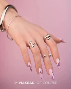 Clearance Liquid Effect Nail Dust Chrome SFX Violet Veganer Nagellack|Nagelkunst