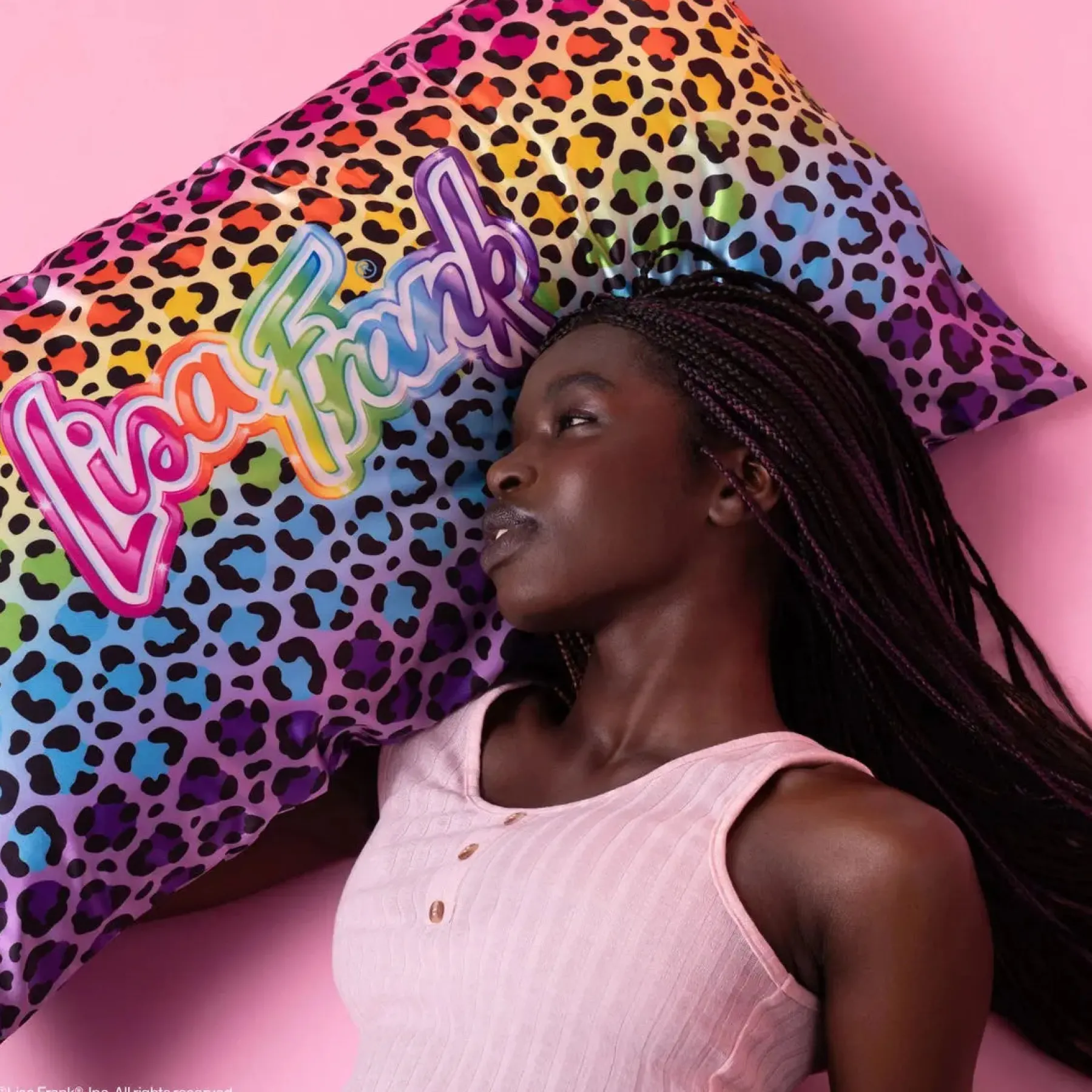 Lisa Frank Satin Pillowcase Rainbow Leopard King Kopfkissenbezüge|Kopfkissenbezüge
