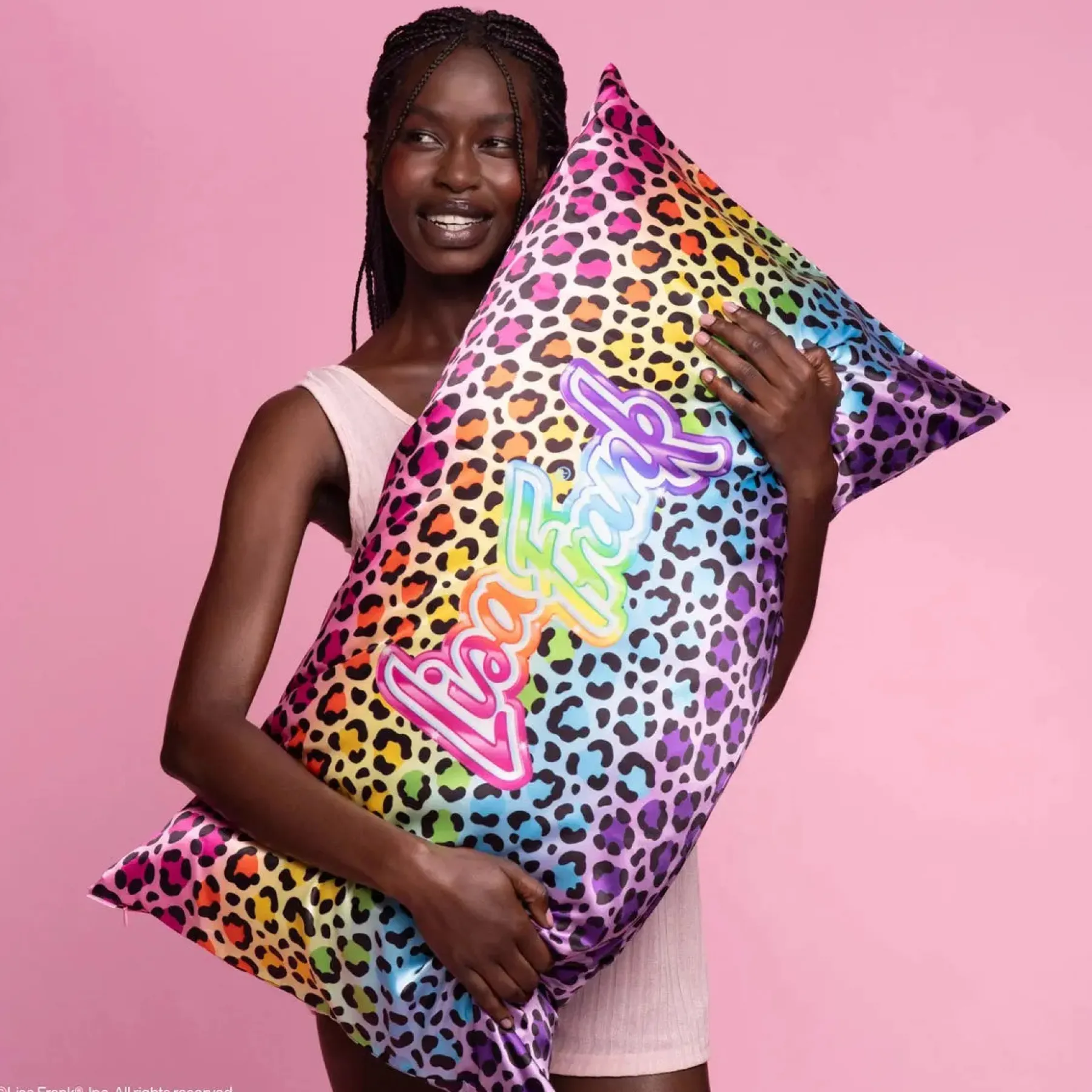 Lisa Frank Satin Pillowcase Rainbow Leopard King Kopfkissenbezüge|Kopfkissenbezüge