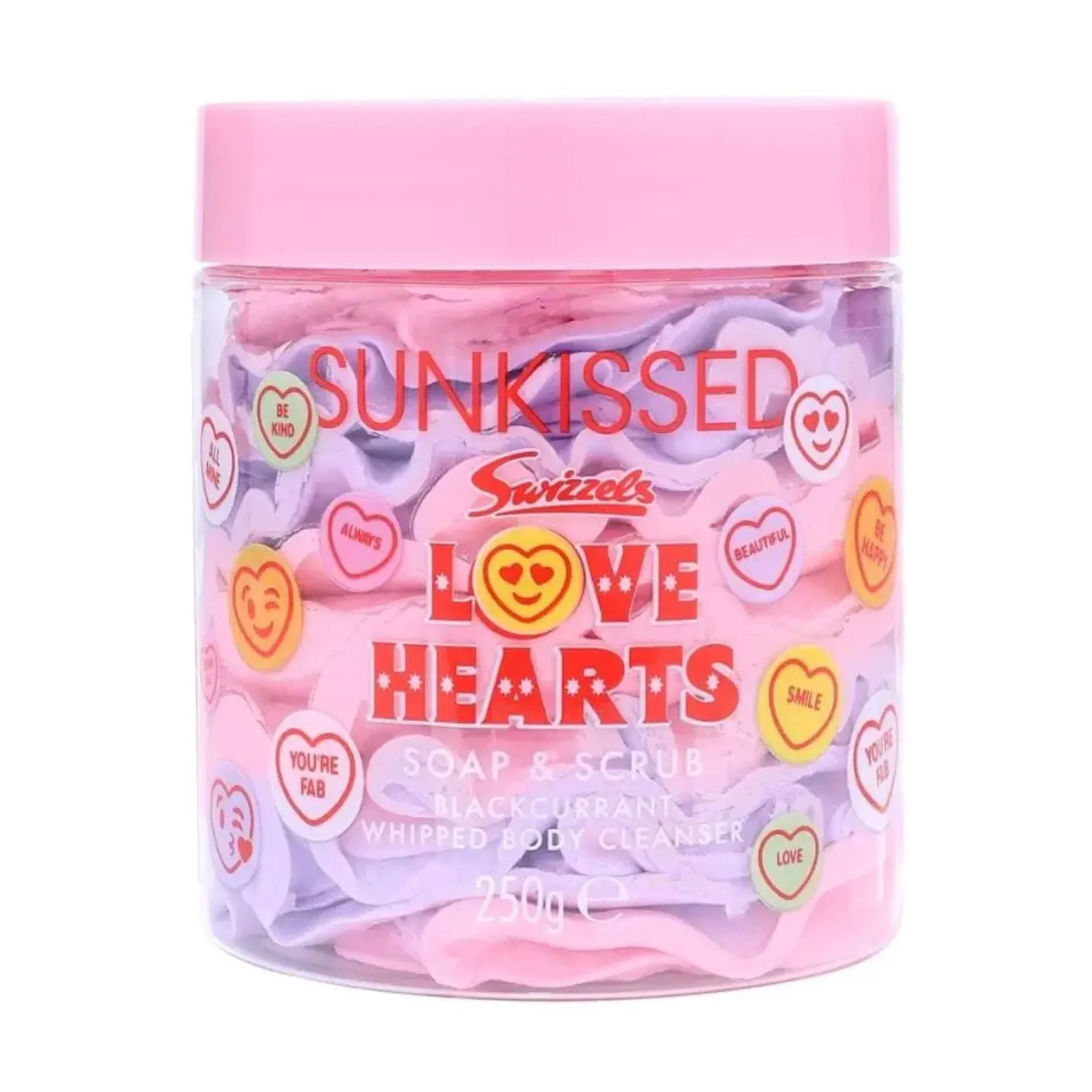 New Love Hearts Soap & Scrub Blackcurrant Everything Shower|Körperpeelings