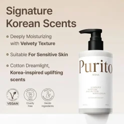 Hot Luminous Moisture Shea Butter Body Lotion Cotton Dreamlight Hauptzutat|Körperlotion