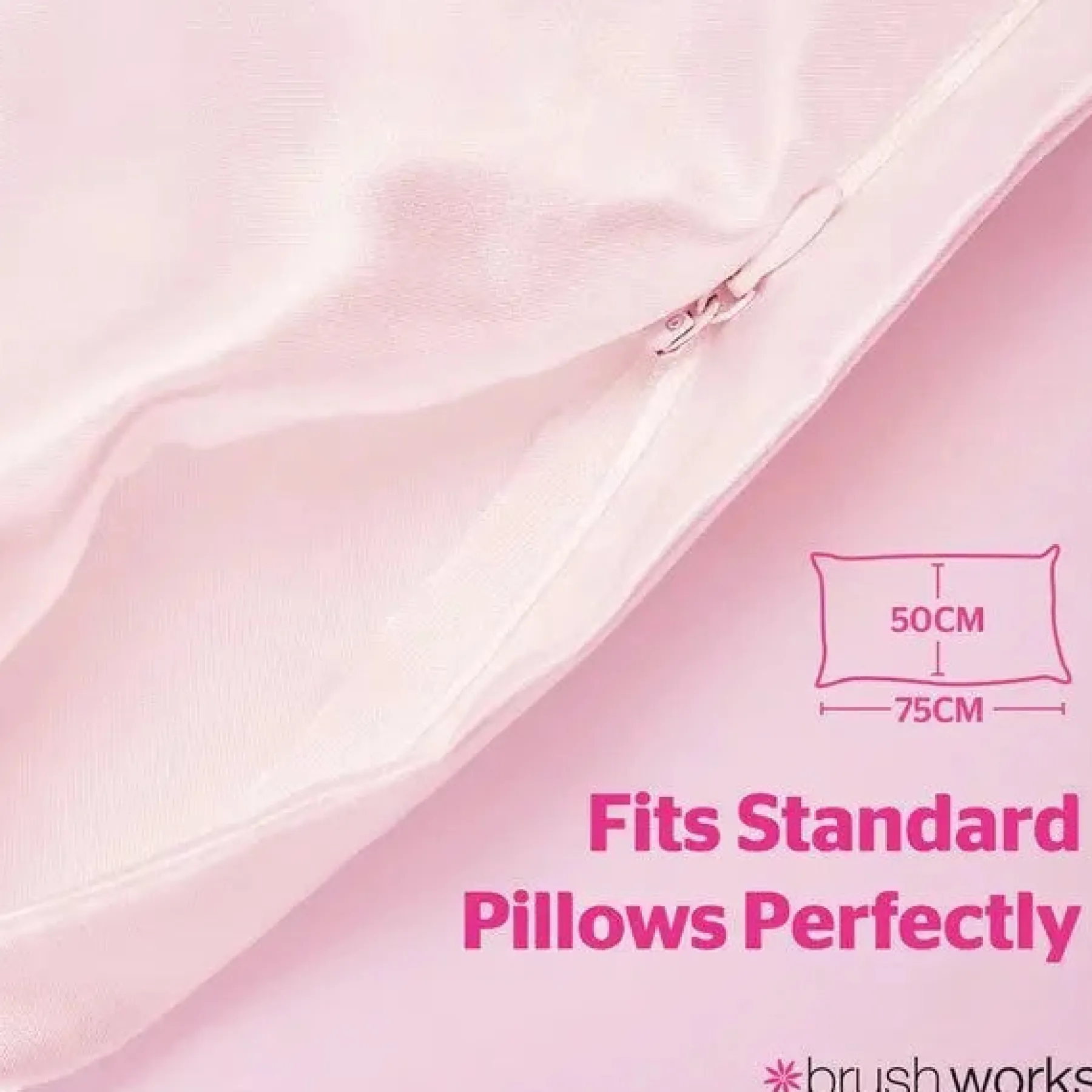New Luxe Satin Pillowcase Pink Kopfkissenbezüge|Kopfkissenbezüge