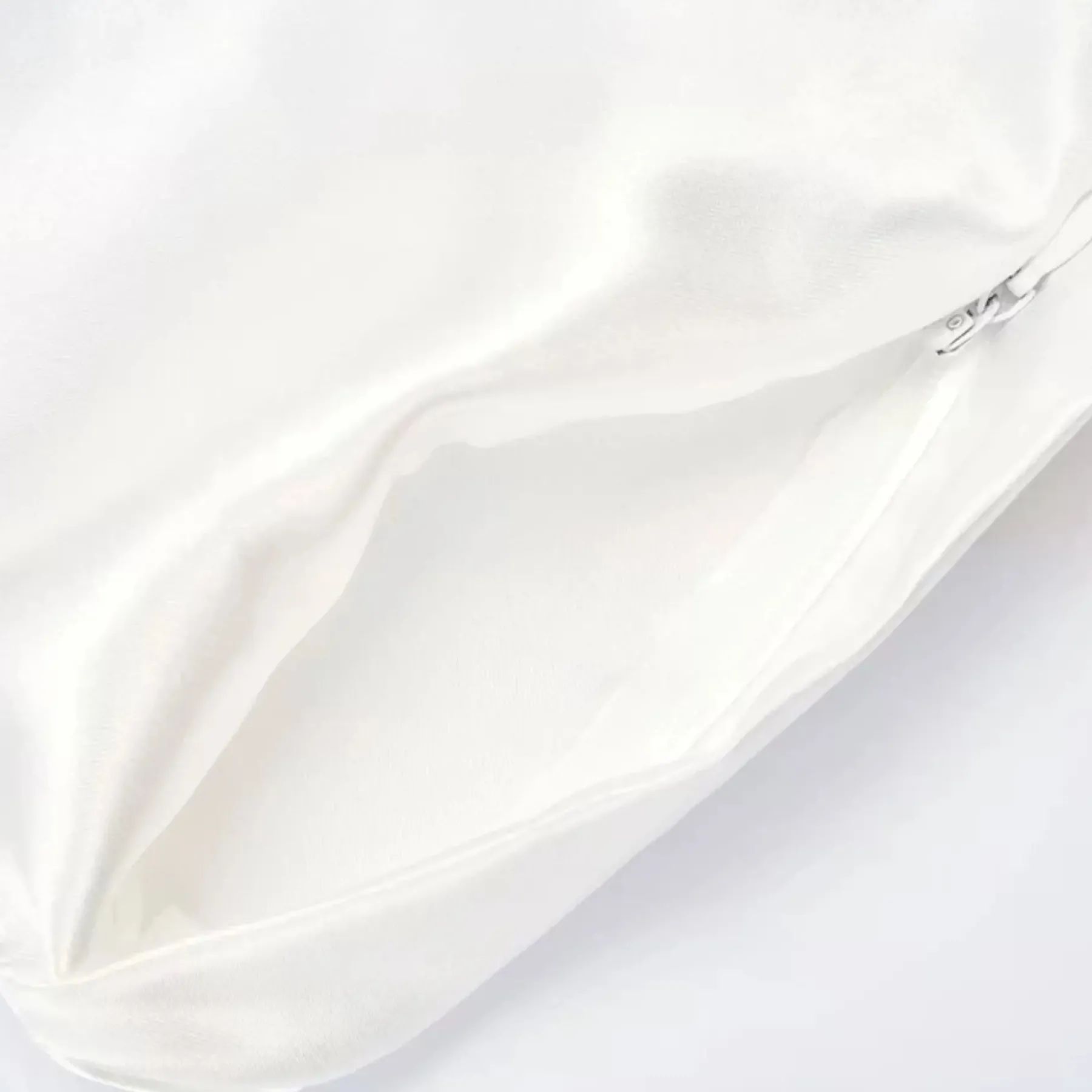 New Luxe Satin Pillowcase White Kopfkissenbezüge|Kopfkissenbezüge