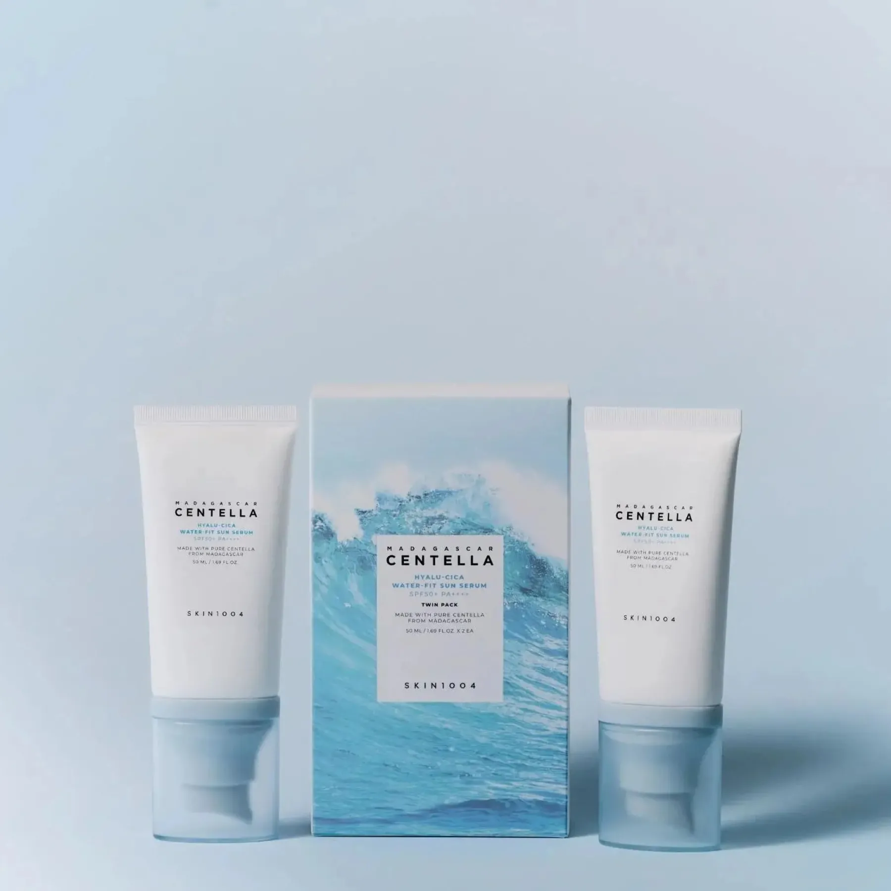 Discount Madagascar Centella Hyalu-Cica Water-Fit Sun Serum Twin Pack SPF50+ Hauptzutat|Korean Skincare Routine