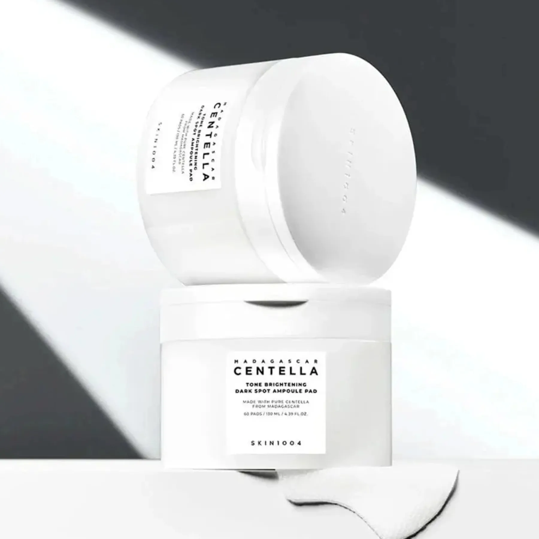 New Madagascar Centella Tone Brightening Dark Spot Ampoule Pad Toner Pads|Vegan Pflege