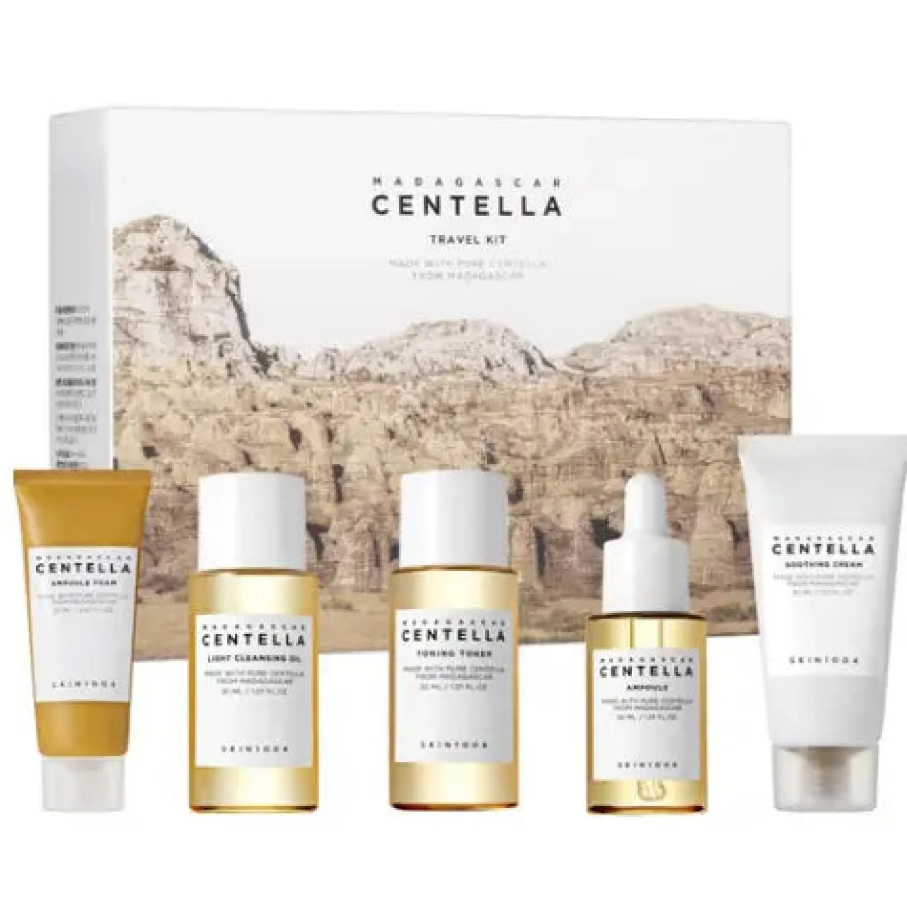 Outlet Madagascar Centella Travel Kit Hauptzutat|Vegan Pflege