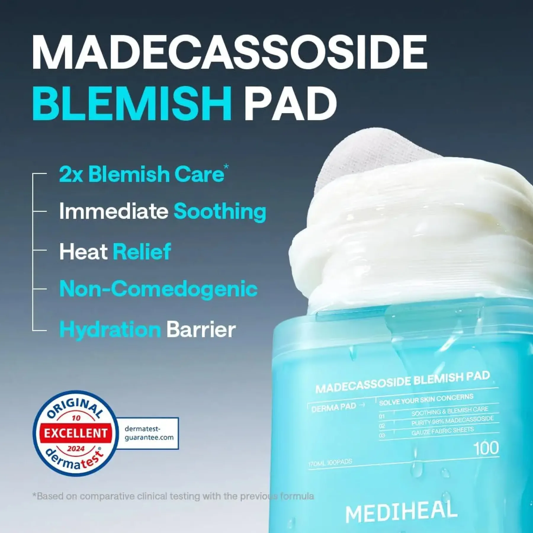 Discount Madecassoside Blemish Pad Hauptzutat|Toner Pads