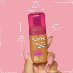 Hot Make 'EM Wonder Foundation Light Nutmeg Foundation|Vegan Foundation