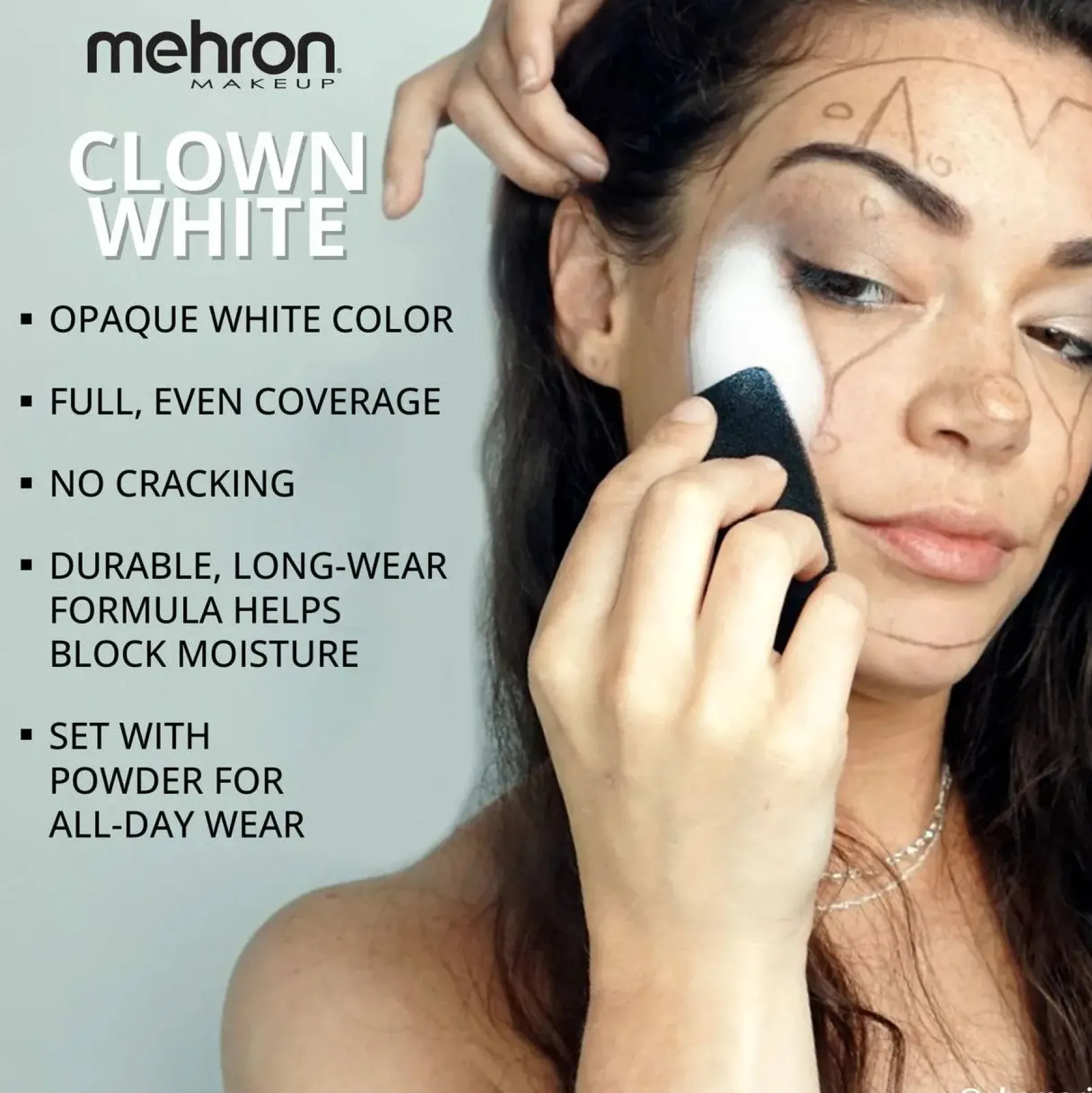Online Makeup Clown White 65 gr. Schminke|Schminke