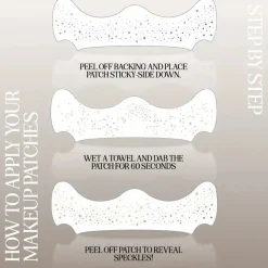 Hot Make Up Patches Gold Glitter Freckles Face Jewels