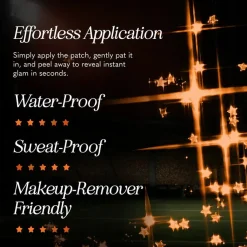 Online Makeup Patches Orange Spirit Speckles Face Jewels