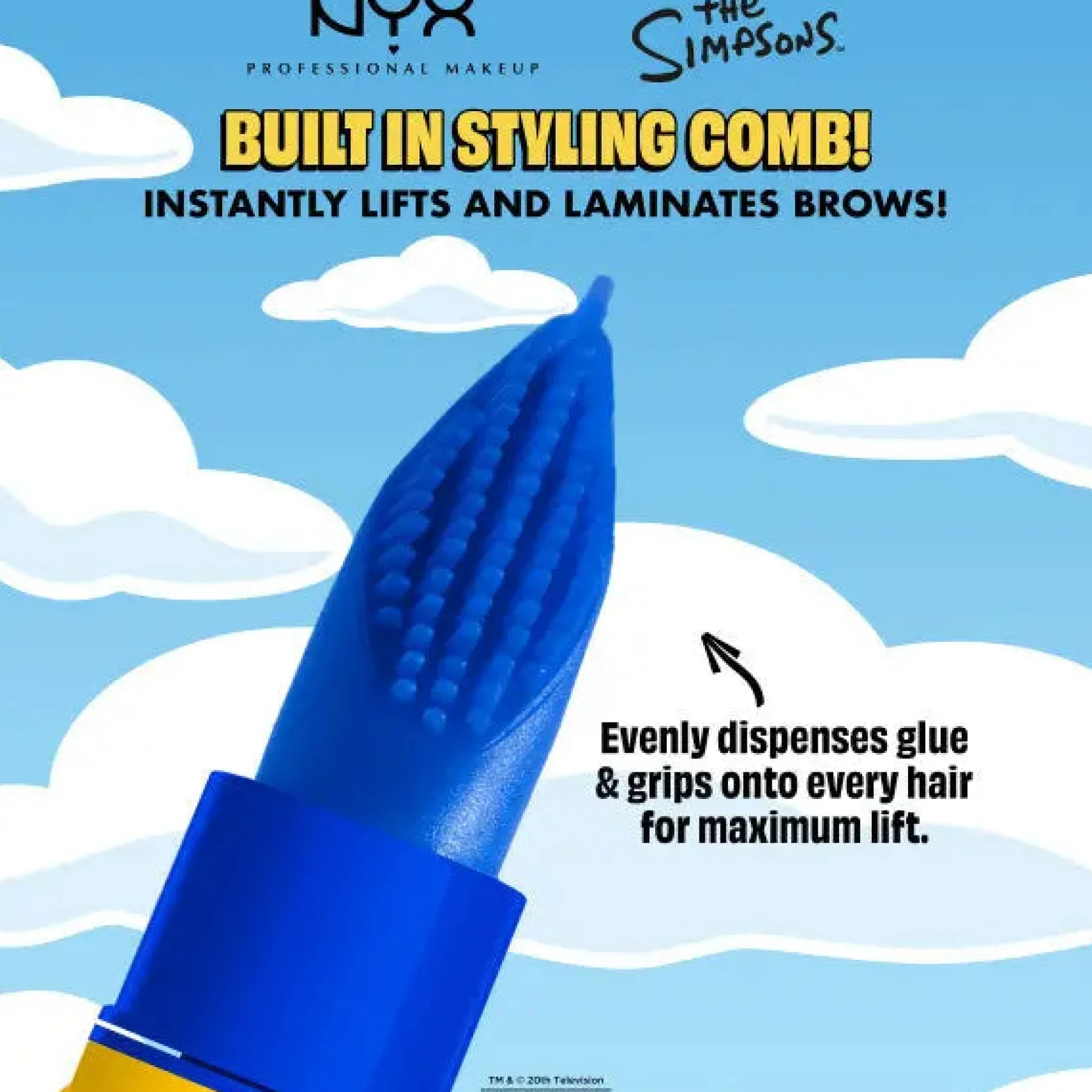 Outlet Marge Simpson Mega Glue Transparent 2 In 1 Brow And Hair Styler Wimpernserum