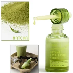 New Matcha Cica Layer Serum Hauptzutat|Anti-Unreinheiten-Serum