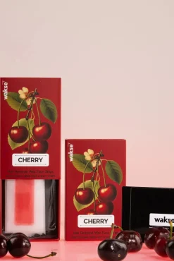New Match Box Facial Wax Strips Cherry Vegan Pflege|Rasieren & Enthaarung