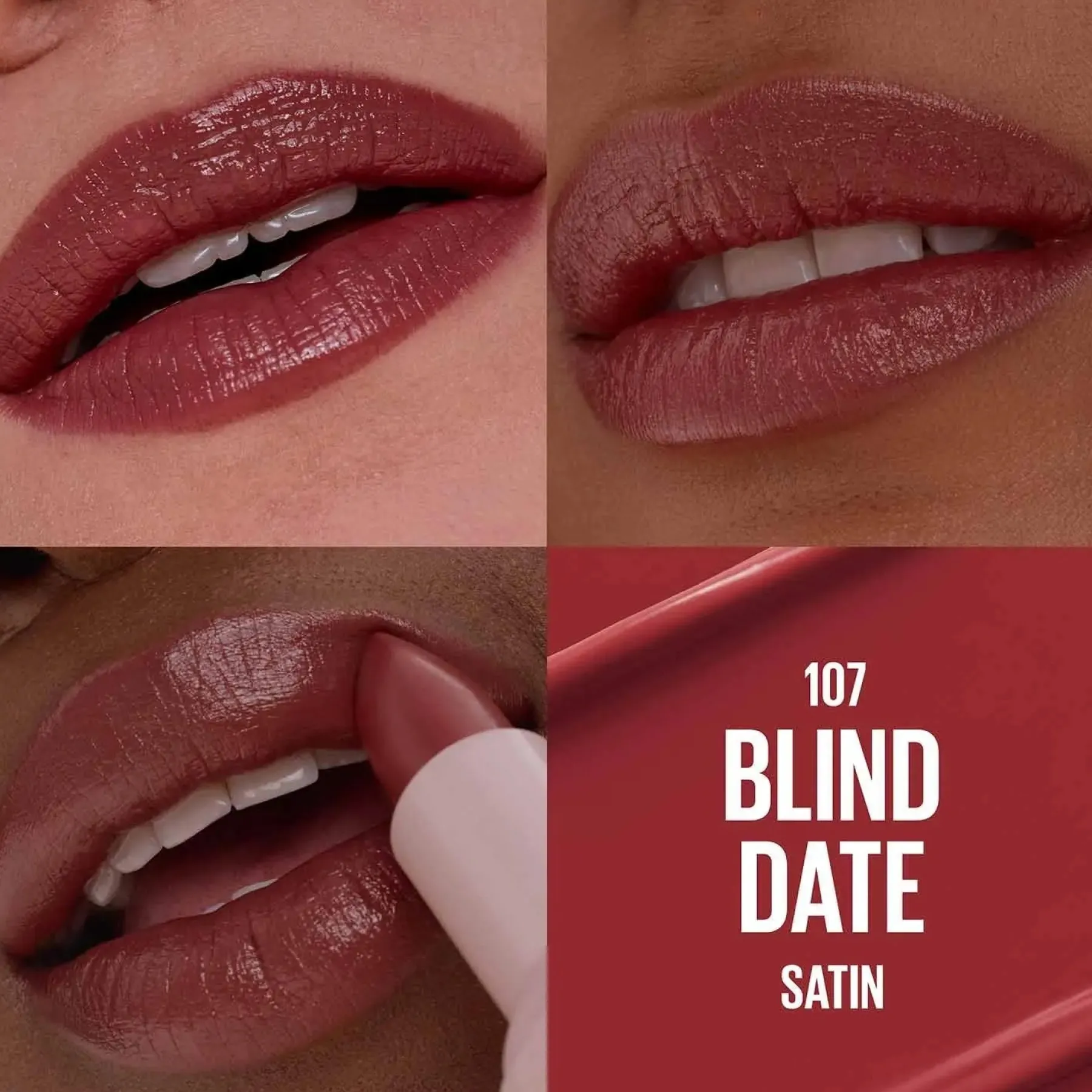 New Maybe It's Serum Lipstick 107 Blind Date Lippenstift