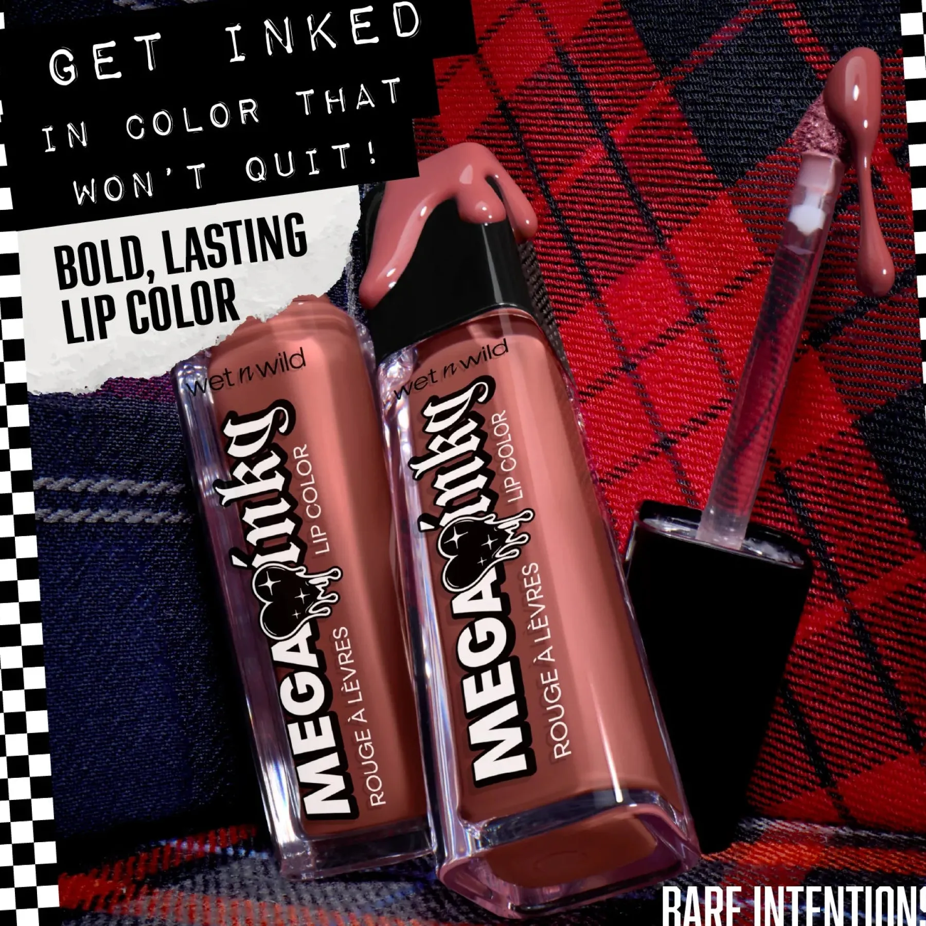 Best Mega Inky Lip Color Bare Intentions Lipgloss|Veganer Lipgloss
