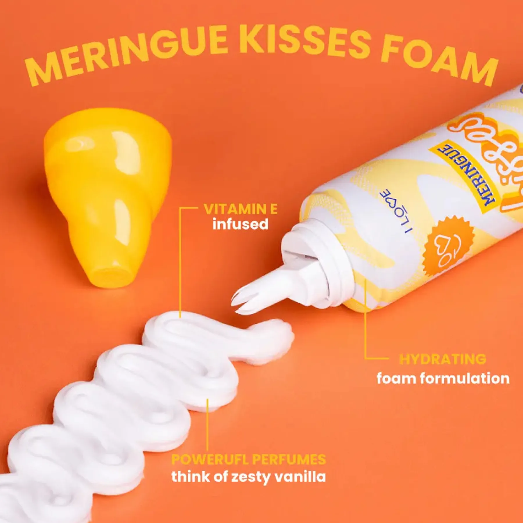 Meringue Kisses Whipped Shower Foam Everything Shower
