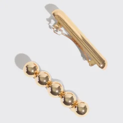 Outlet Metal Barrettes Gold Haarspangen & -Clips