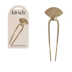 Clearance Metal Clam Shell French Hair Pin Gold Haarspangen & -Clips