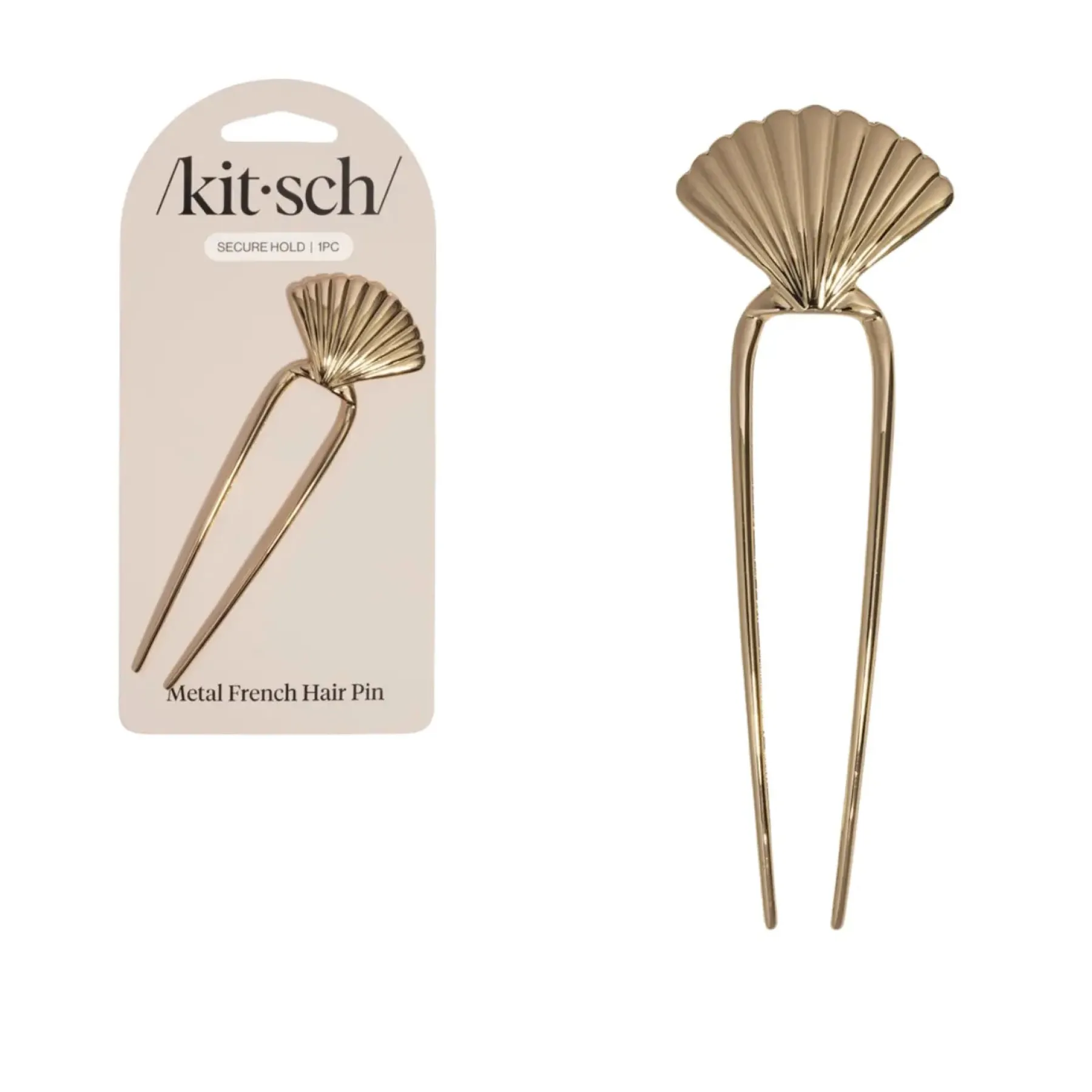 Clearance Metal Clam Shell French Hair Pin Gold Haarspangen & -Clips