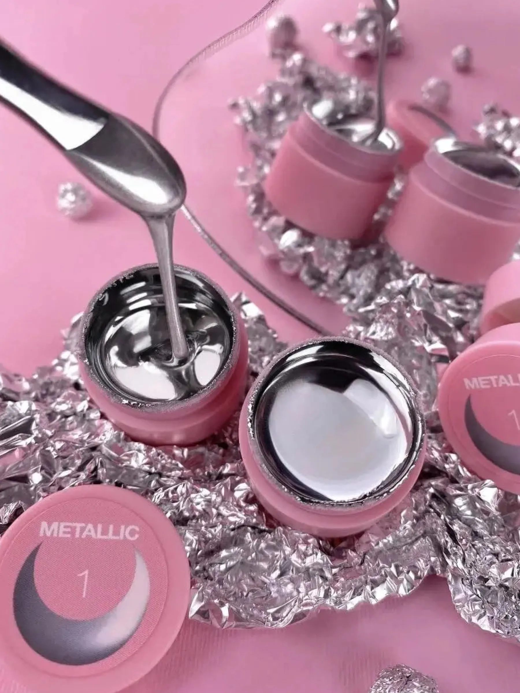 Discount Metallic Gel #1 Veganer Nagellack|Nagelkunst