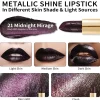 Sale Metallic Shine Lipstick 21 Midnight Mirage Lippenstift|Veganer Lippenstifte