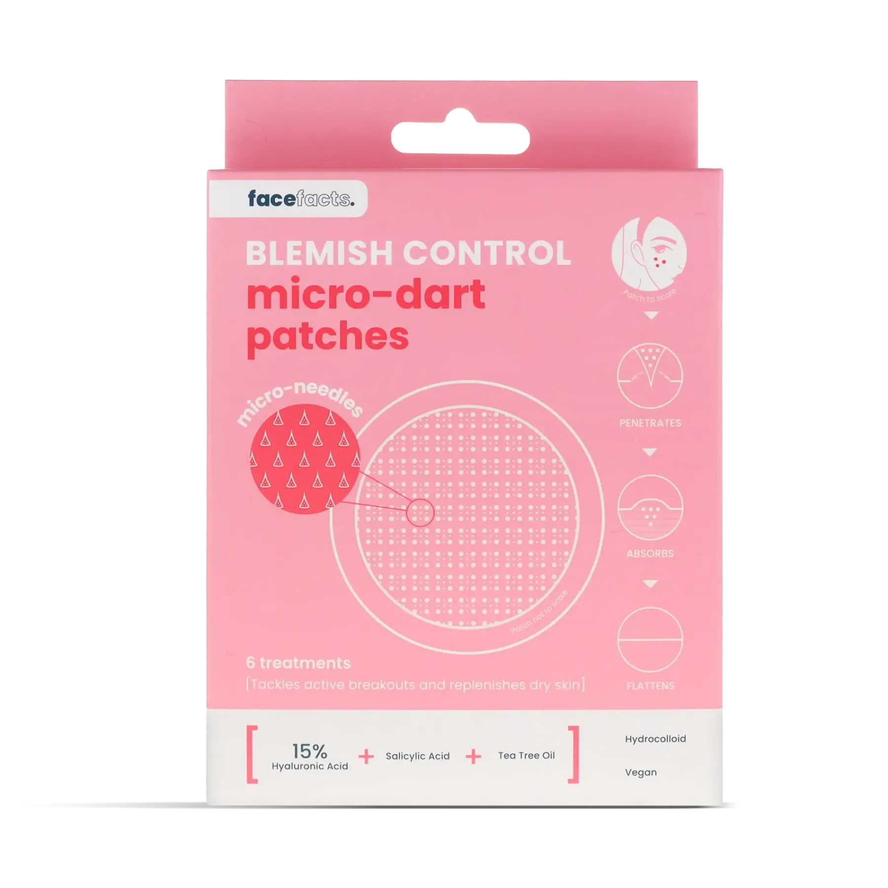 Hot Micro-Dart Patches Blemish Control Vegan Pflege|Hauptzutat