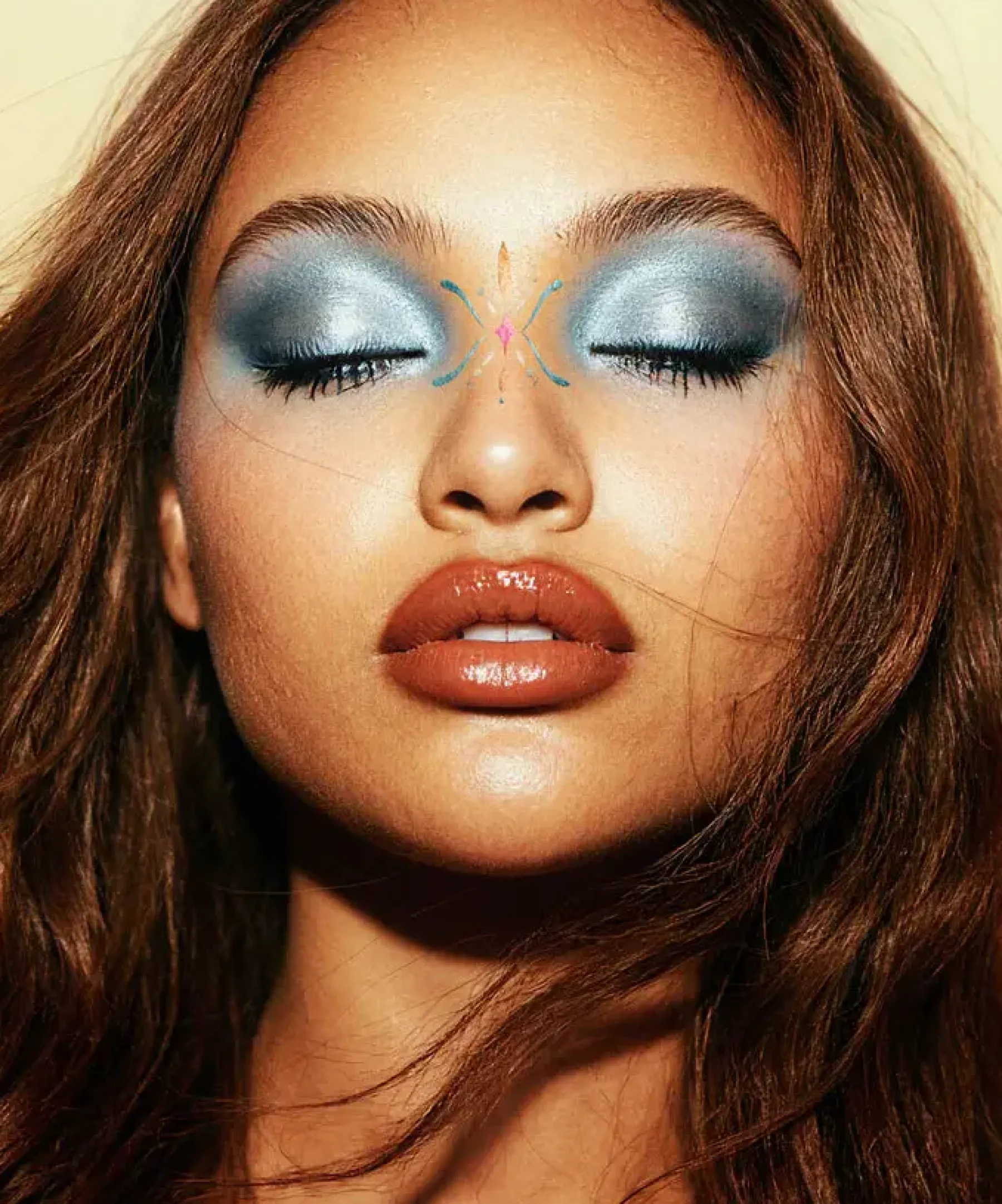 Online Midnight Sun Nose Bridge Face Jewels