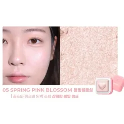 Milk Bling Heartlighter 05 Spring Pink Blossom Korean Makeup|Korean Makeup
