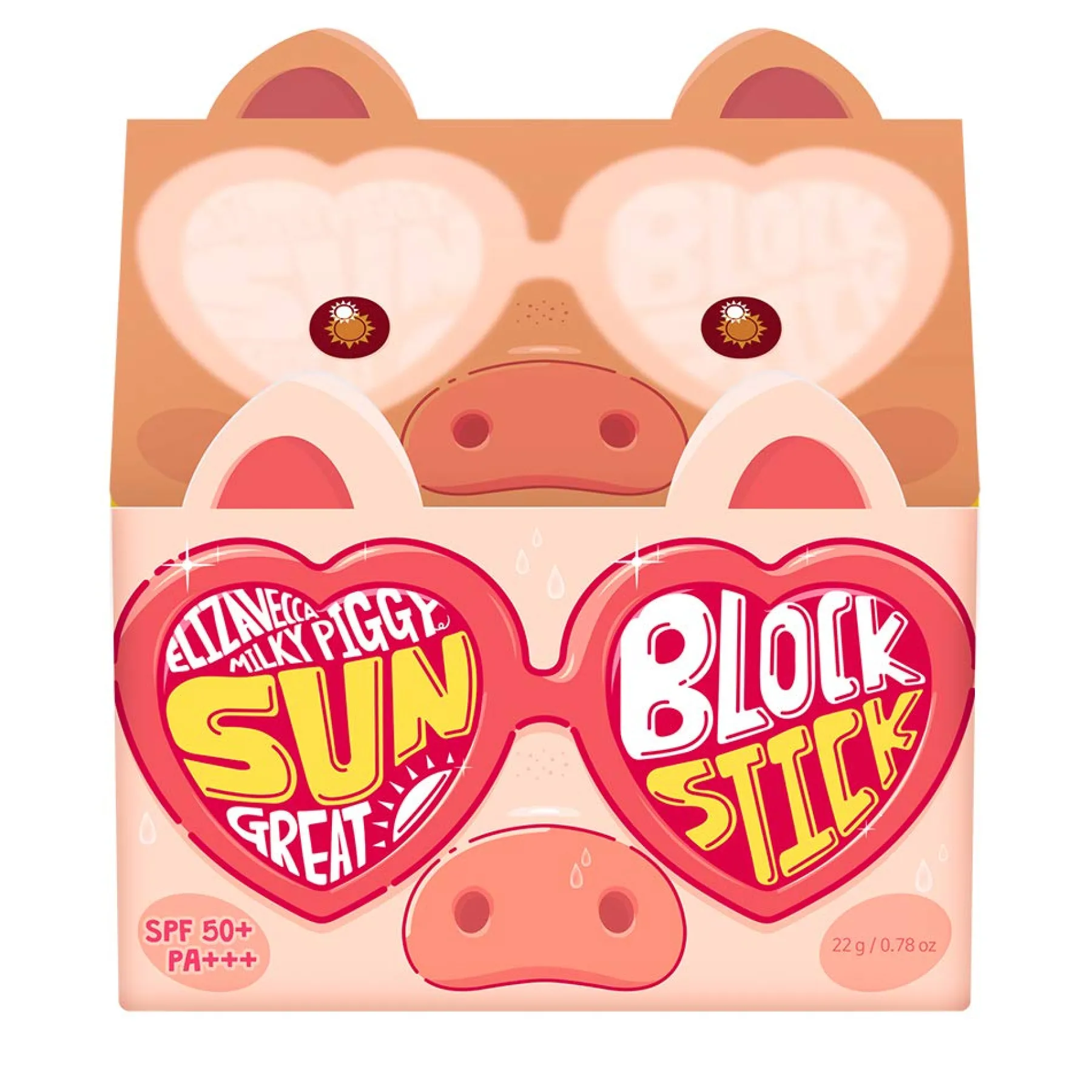 Sale Milky Piggy Sun Great Block Stick Spf 50+ Pa+++ Vegan Pflege|Sonnencreme-Sticks