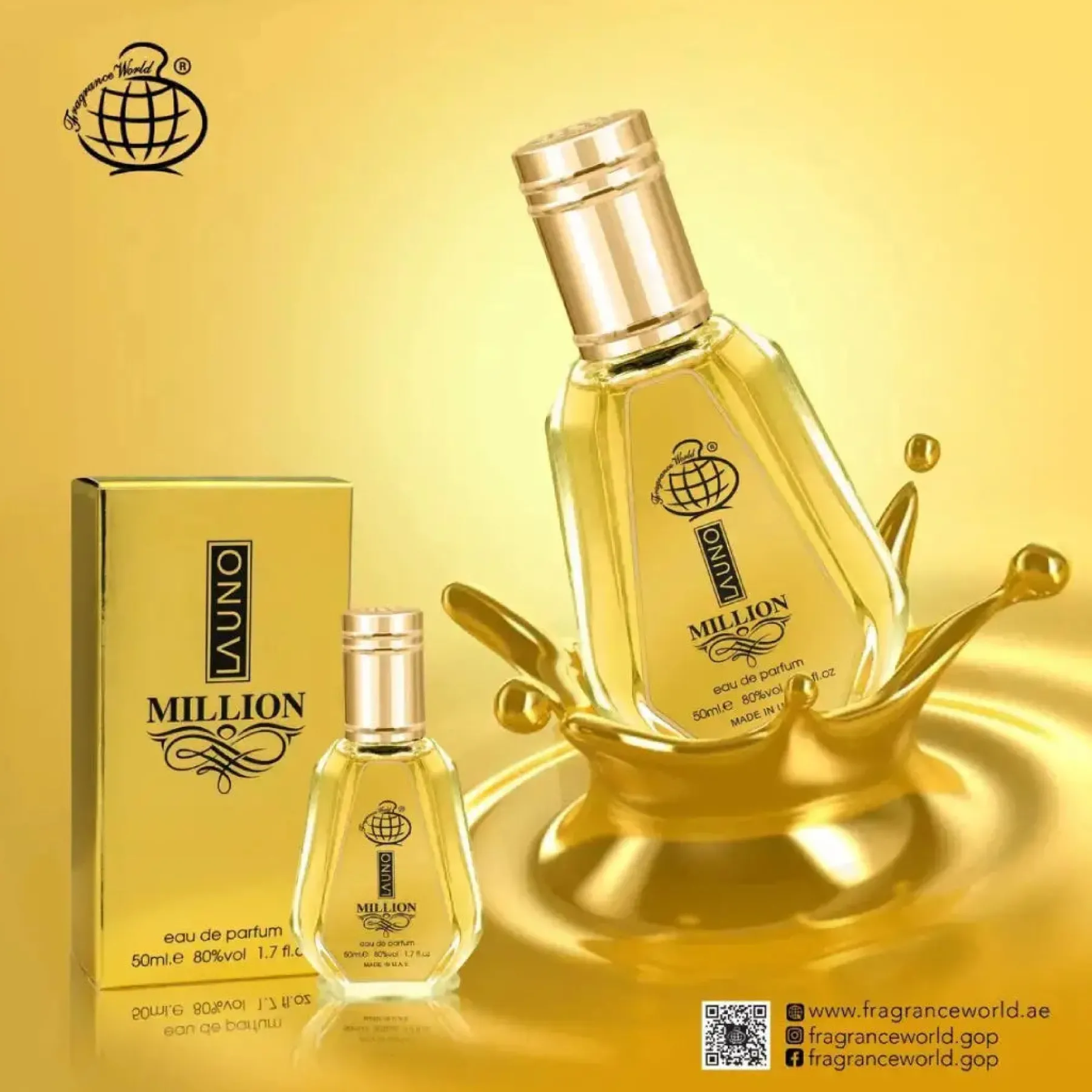 Discount Million Eau De Parfum 50 ml. Arabische Parfums|Parfum Dupes