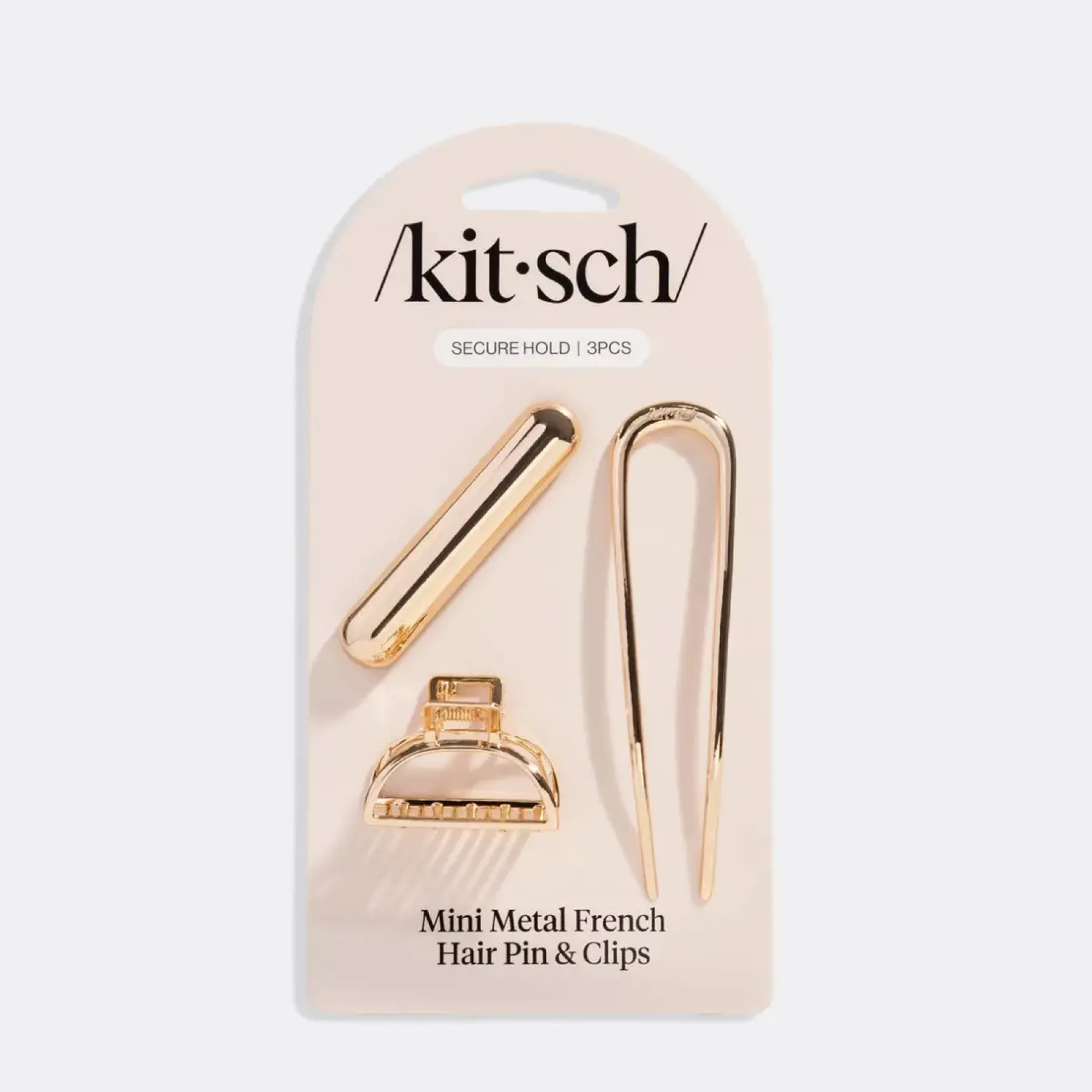 Online Mini Metal French Hair Pin & Clips Set Gold Haarpflege-Routinen & Sets|Haarspangen & -Clips