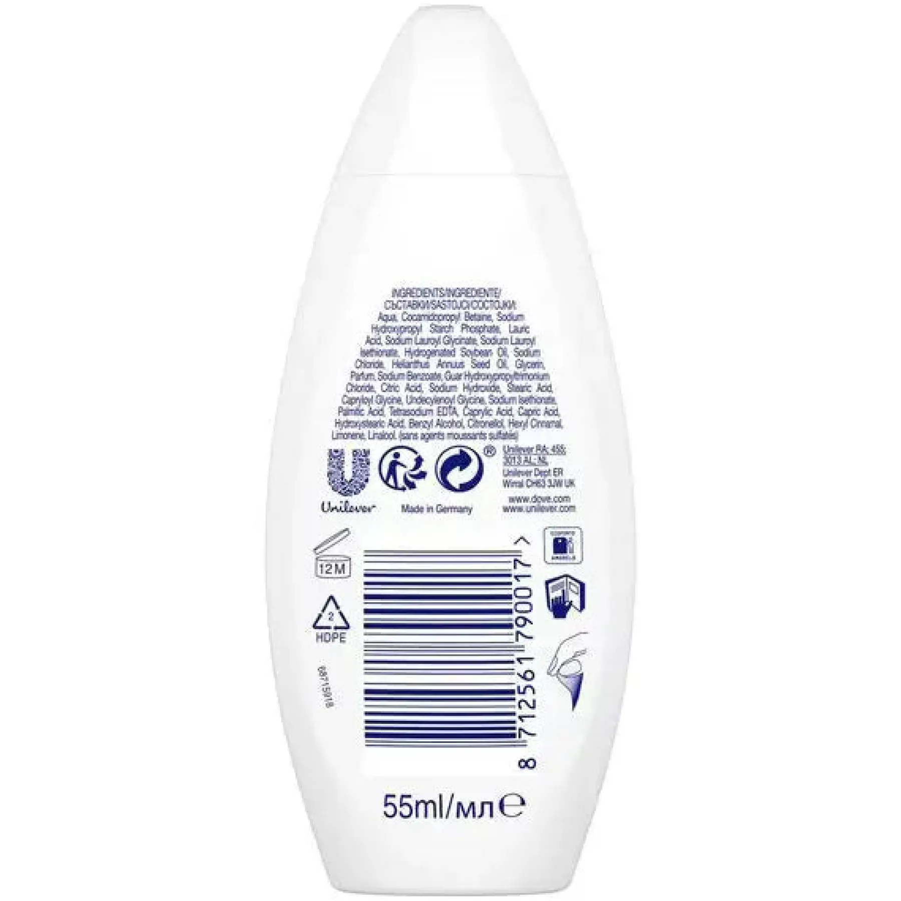 Discount Mini Shower Gel Deeply Nourishing 55 ml. Everything Shower|Reisegröße