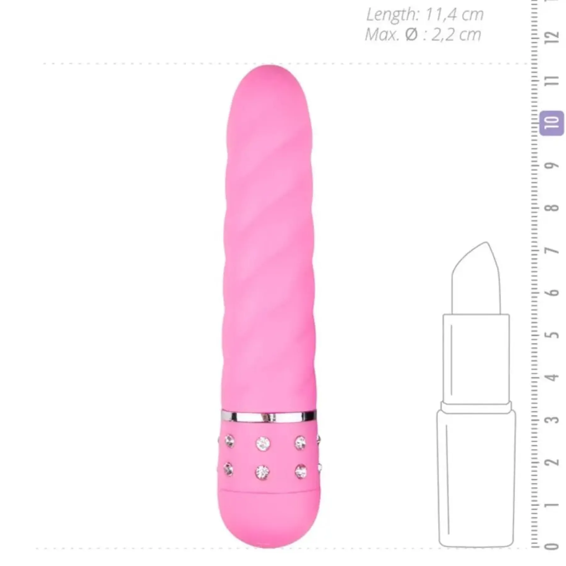 Sale Mini Vibrator Twisted Pink Intimität