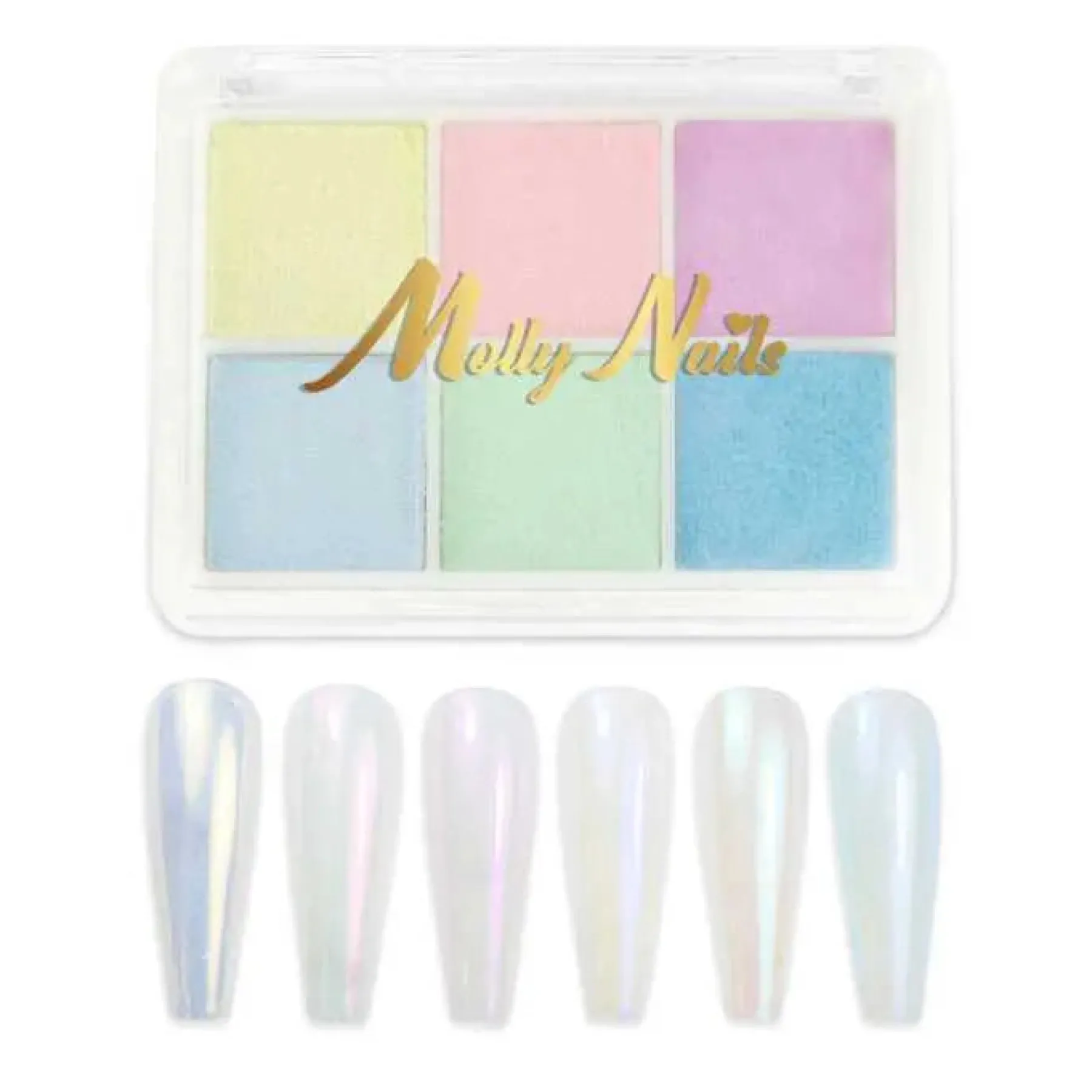 Outlet Mirror Effect Powder Set No. 8 Nagelkunst