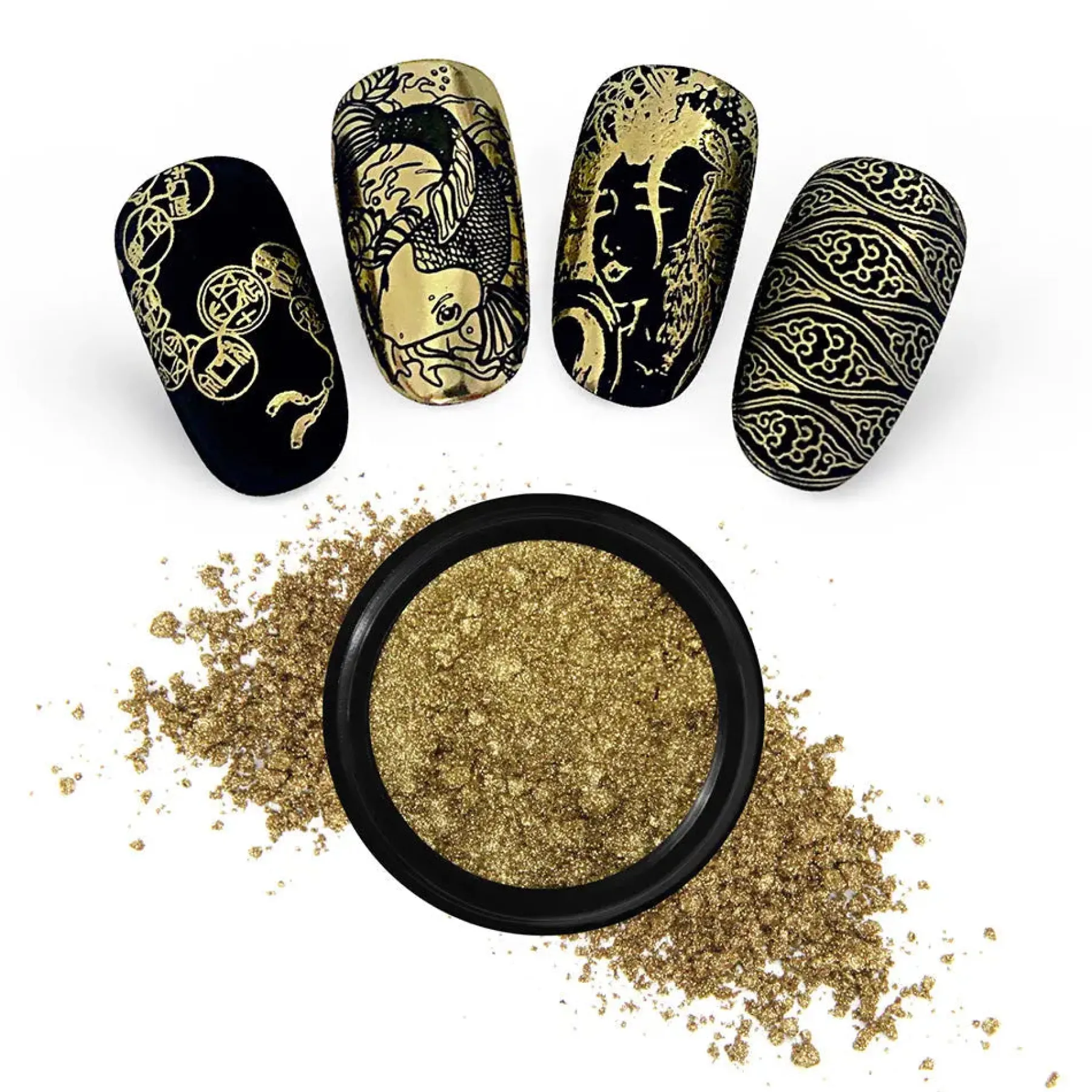 Hot Mirror Powder No. 06 Gold Nagelkunst