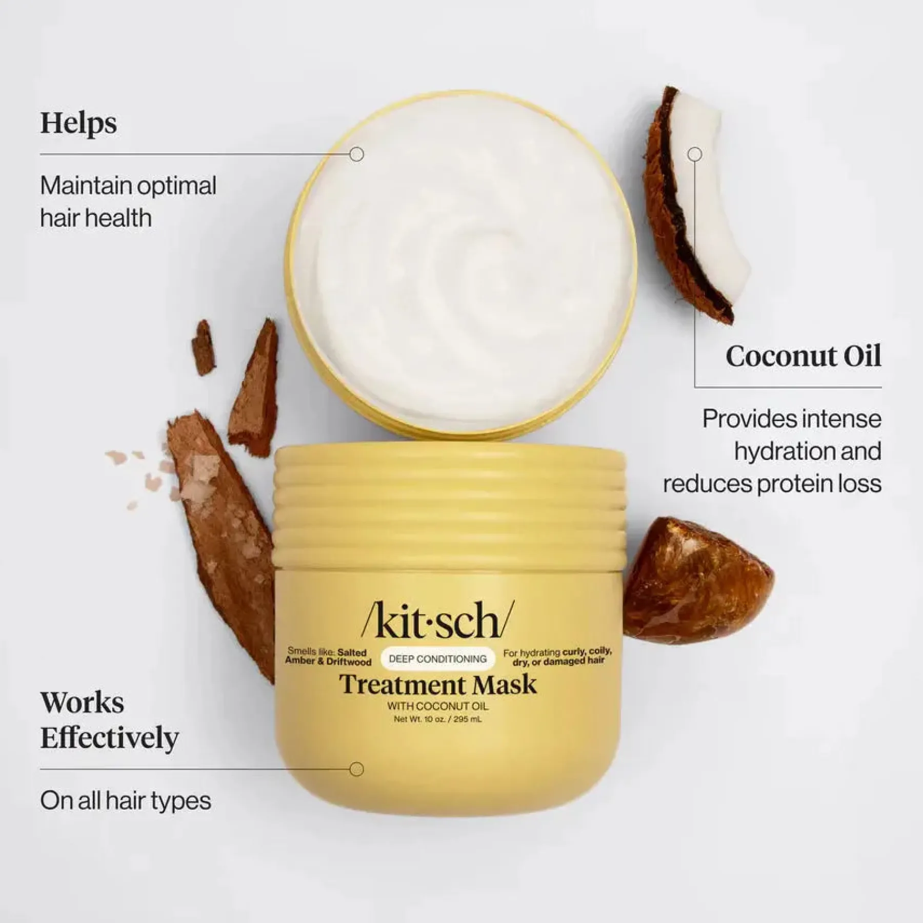 Clearance Moisturizing Coconut Oil Deep Conditioning Treatment Mask Hauptzutat|11 Schritte Haarpflege Routine