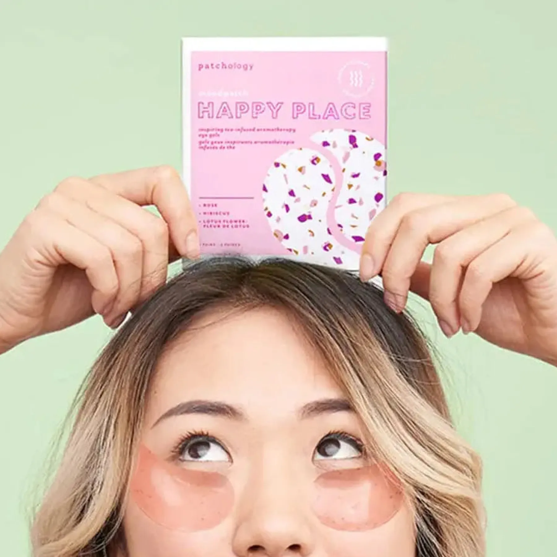 Sale Moodpatch Happy Place Single Gesichtsmasken|Hautprobleme