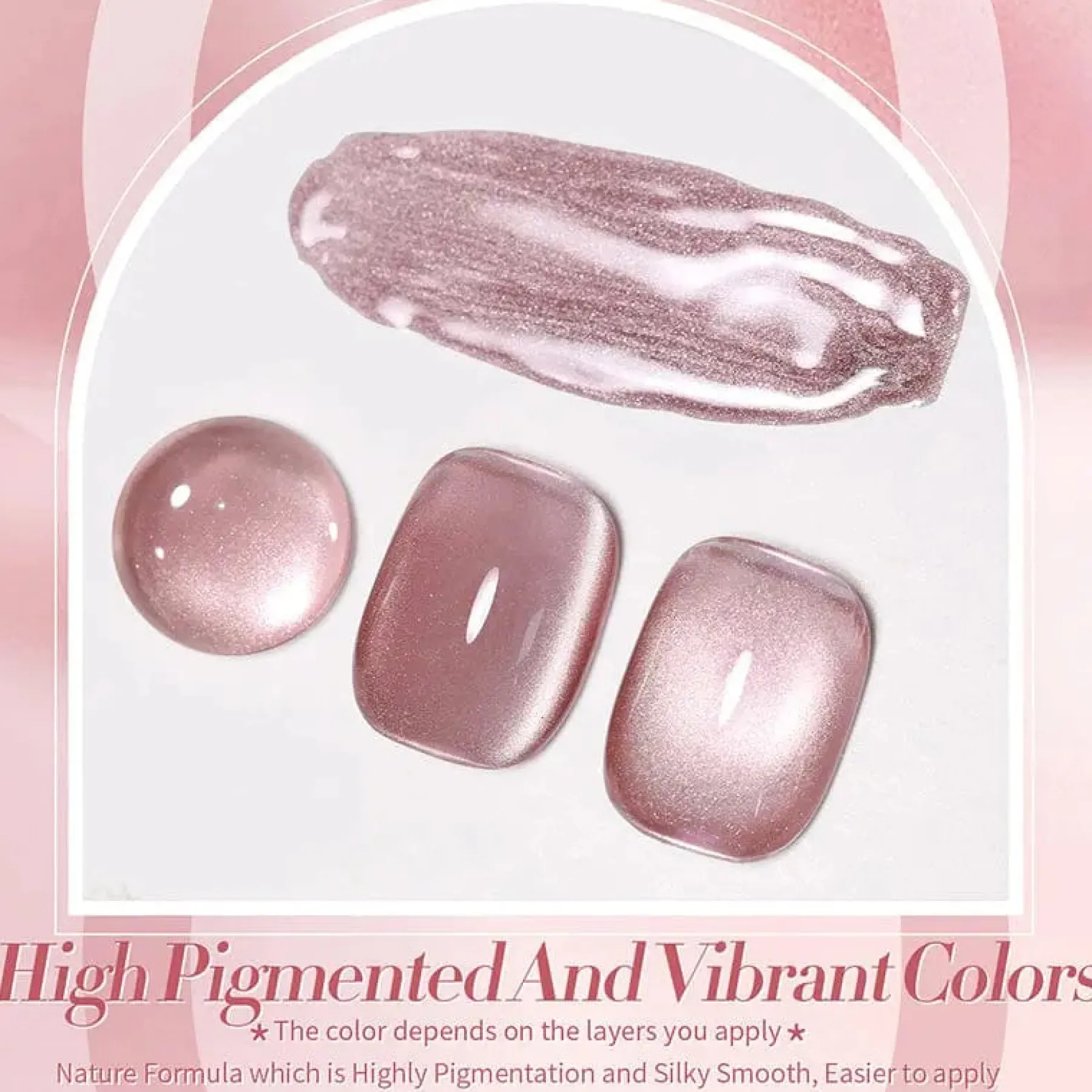 Sale Moonlight Cat Magnetic Gel MY125 Dried Rose Veganer Nagellack|Cat Eye Gellack
