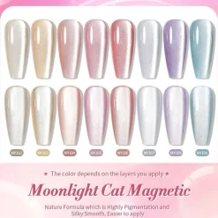 Hot Moonlight Cat Magnetic Gel MY104 Veganer Nagellack|Cat Eye Gellack