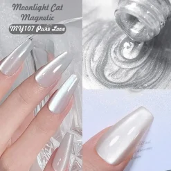 Best Moonlight Cat Magnetic Gel MY107 Veganer Nagellack|Cat Eye Gellack
