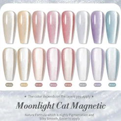 Best Moonlight Cat Magnetic Gel MY107 Veganer Nagellack|Cat Eye Gellack