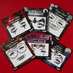 Best Moon Terror Halloween Face Jewels Day of the Dead Face Jewels