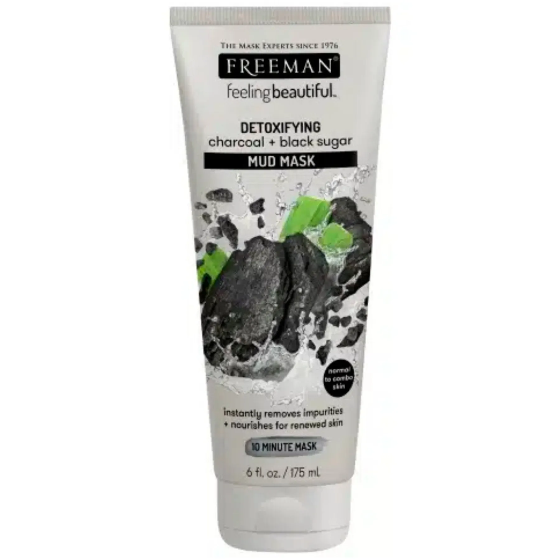 Discount Mud Mask Charcoal and Black Sugar Vegan Pflege|Gesichtsmasken