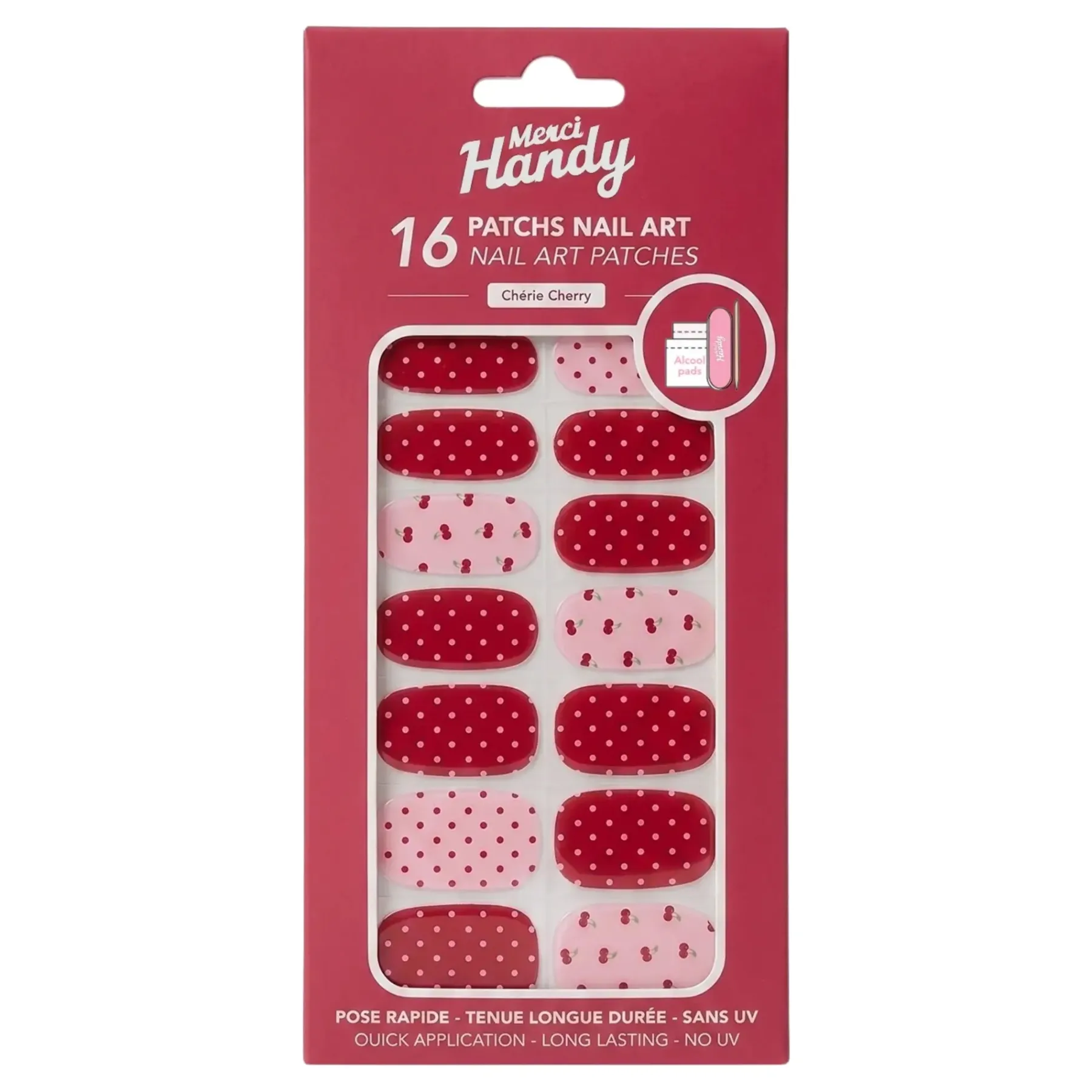 Sale Nail Art Patches Chérie Cherry 3. Nail Wraps
