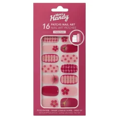 New Nail Art Patches Flower Power 3. Nail Wraps