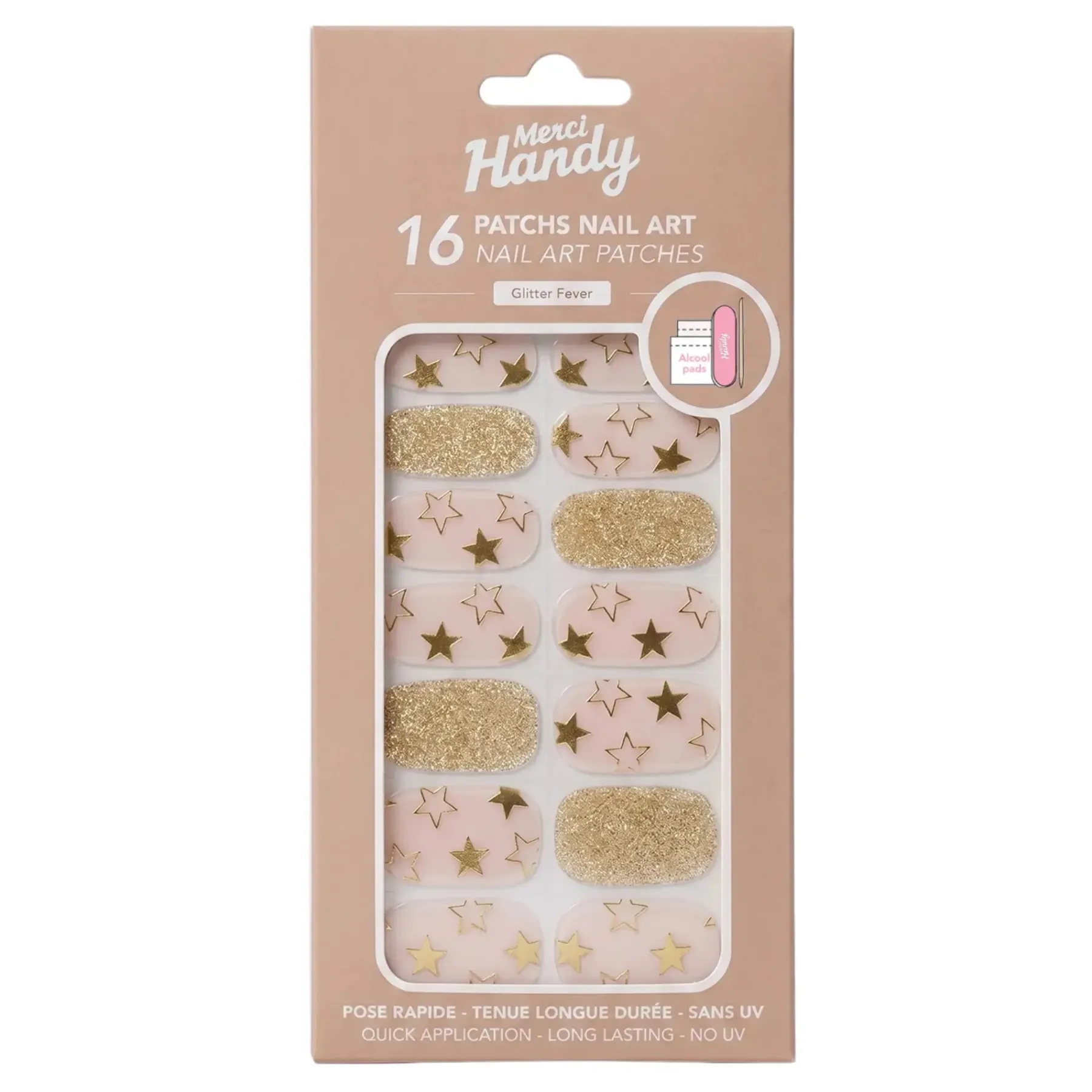 Clearance Nail Art Patches Glitter Fever 3. Nail Wraps