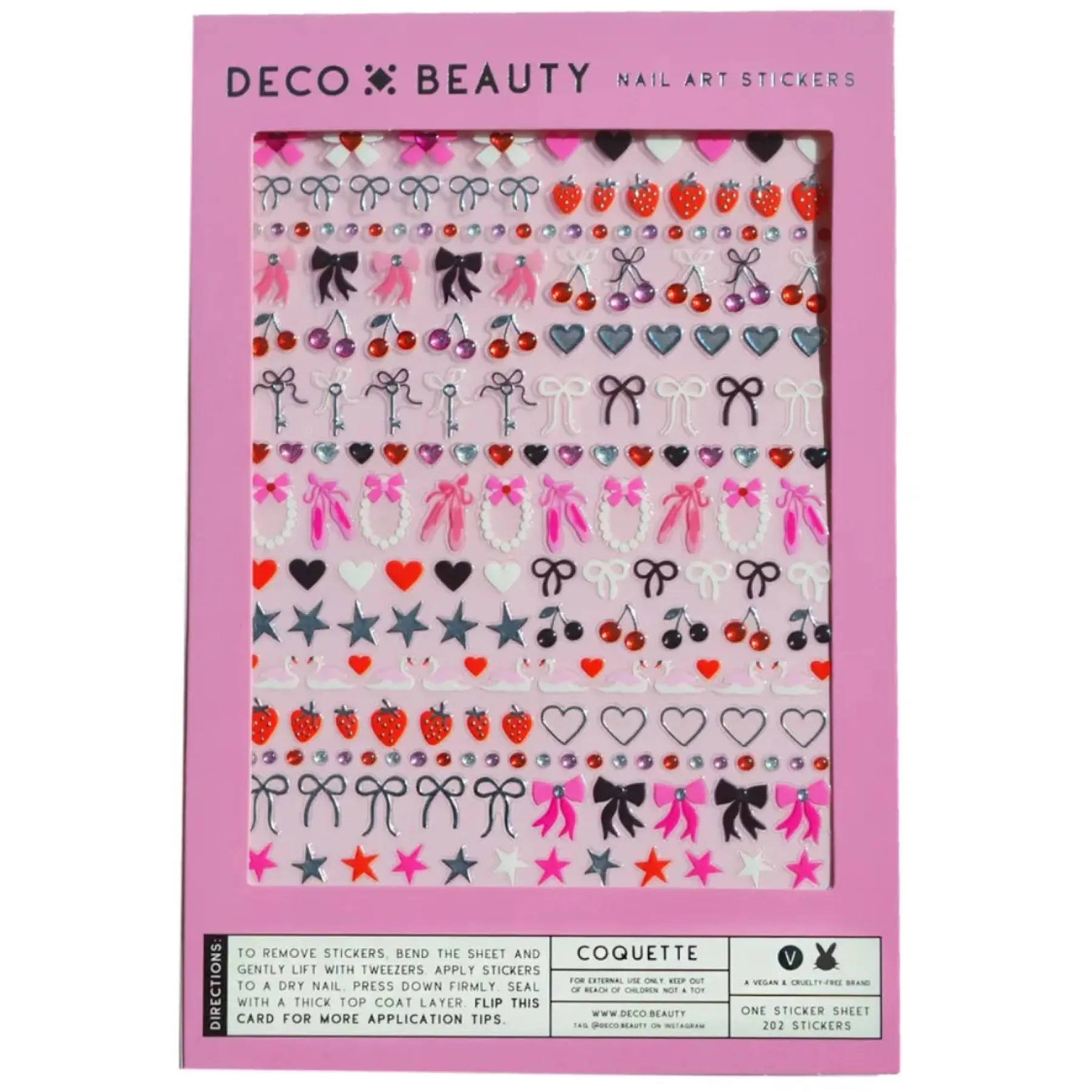 Online Nail Art Stickers Coquette Veganer Nagellack|Nagelkunst