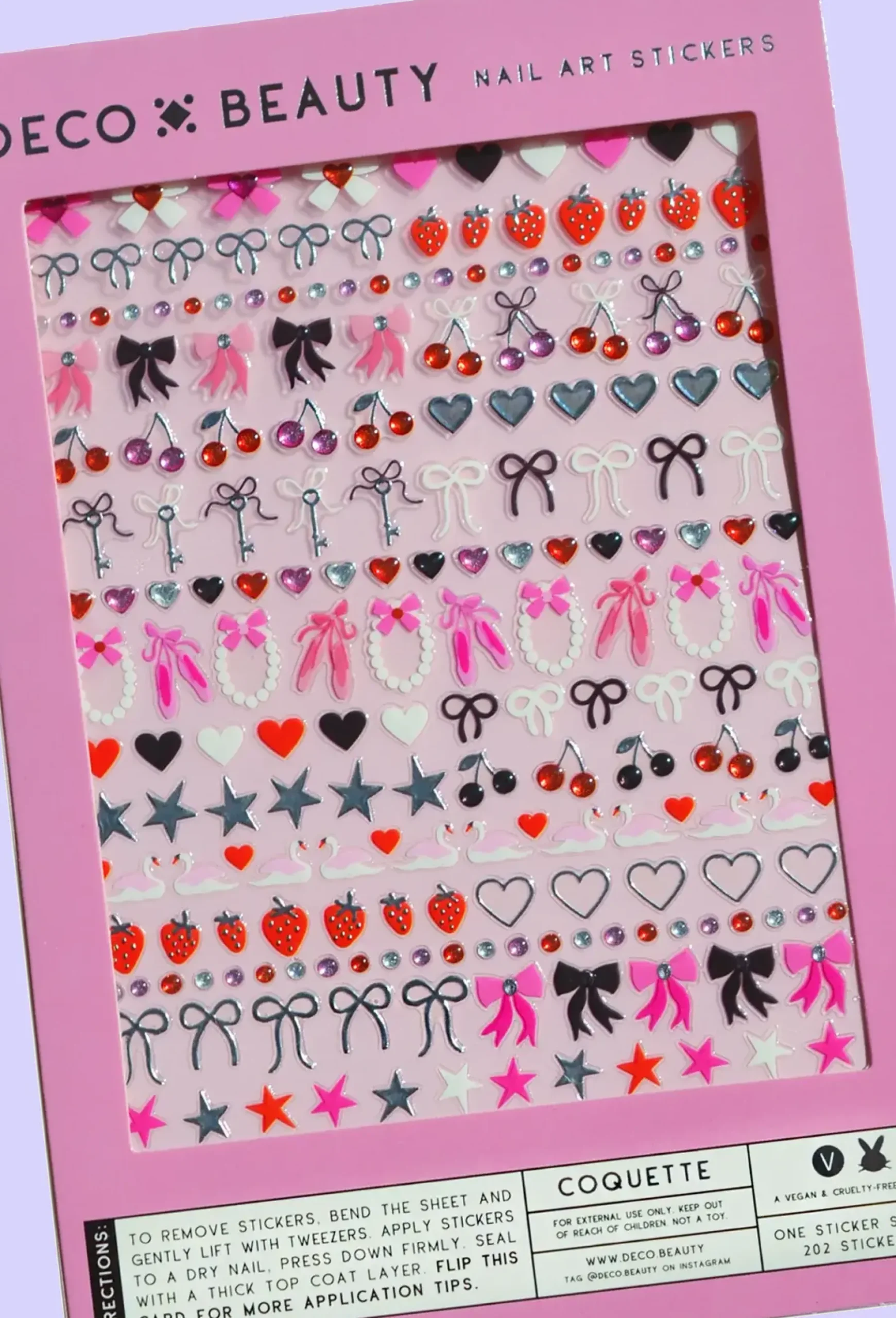 Online Nail Art Stickers Coquette Veganer Nagellack|Nagelkunst